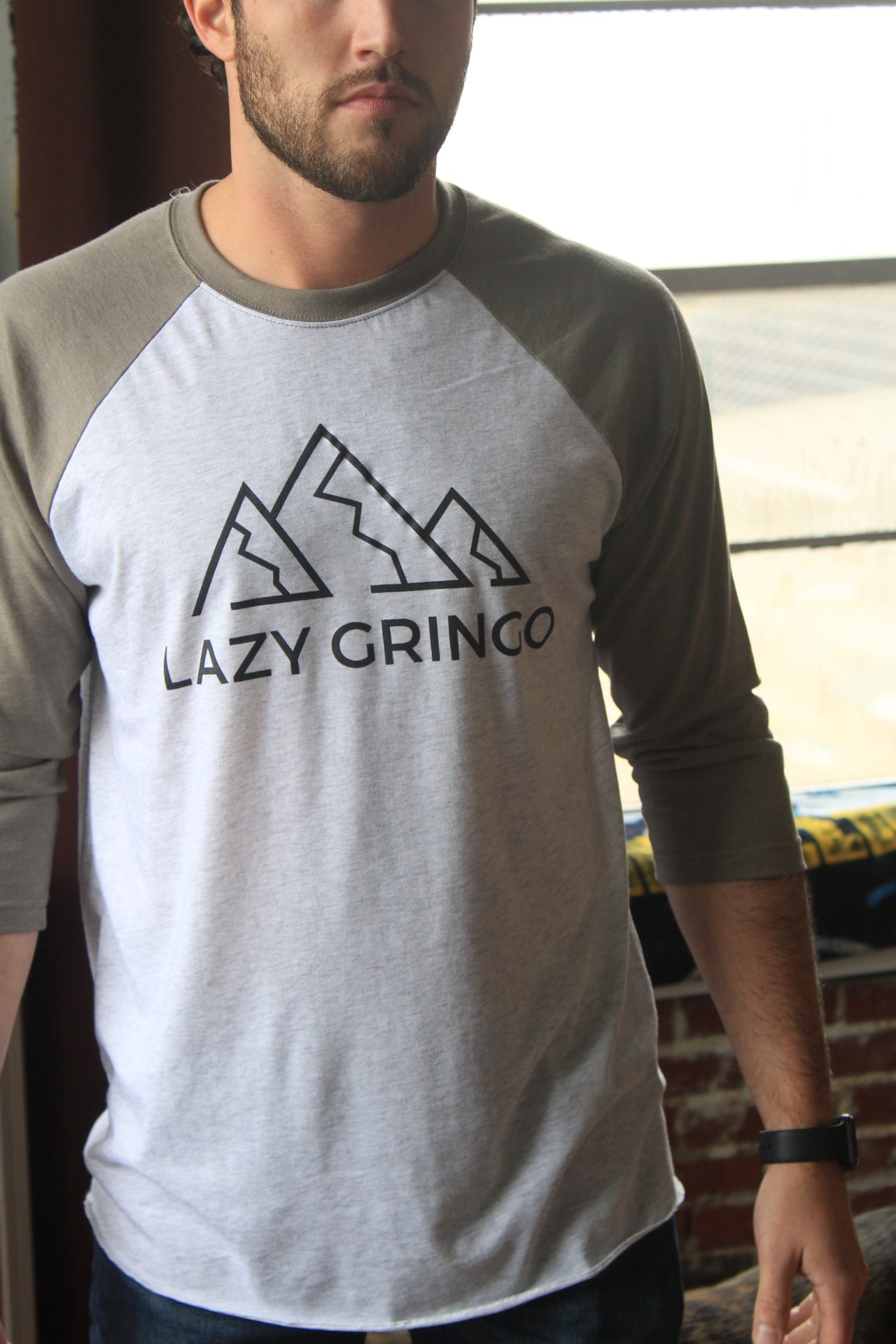 Lazy Gringo 3/4 T-Shirt (Venetian Gray)
