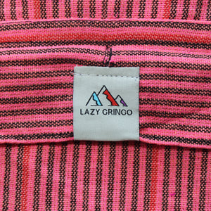 (Medium) Pink and Blackish Stripes Lounge Pants 0021