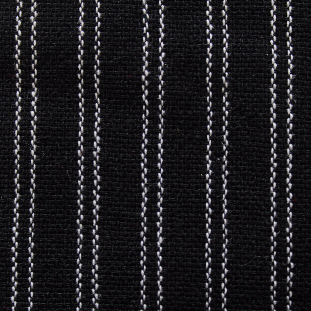 (Medium) Black with Double Striped White Lounge Pants 0026