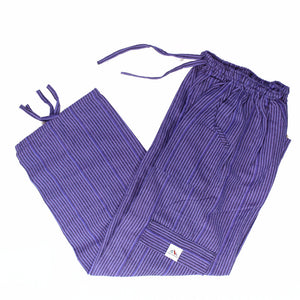 (Medium) Purpley with Blackish Stripes Lounge Pants 0027