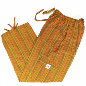 (Medium) Orangish and Greenish Lounge Pants 0031