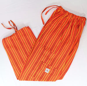 (Large) Orangish Redish Lounge Pants 0034