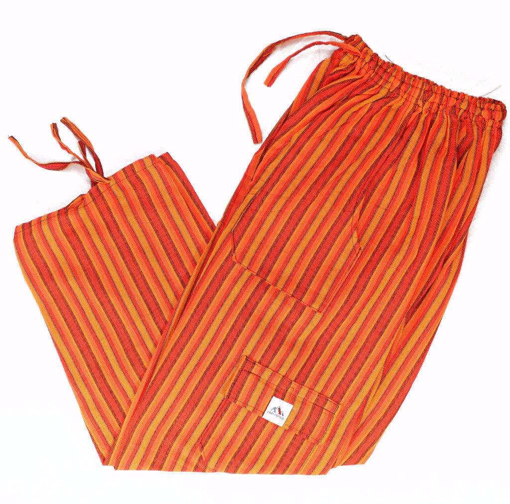 (Large) Orangish Redish Lounge Pants 0034