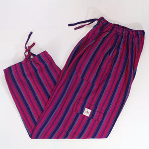 (Large) Purple and Pinkish Striped Lounge Pants 0055