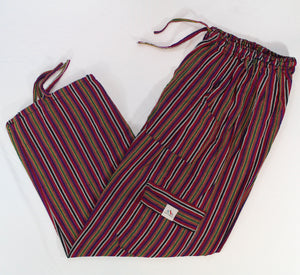 (Large) Purple and a Bunch of Other Colors Lounge Pants 0062
