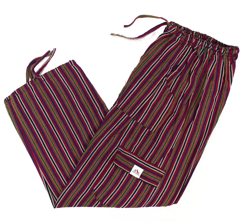 (Large) Purple and a Bunch of Other Colors Lounge Pants 0062