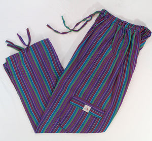 (Large) Purplish Bluish Multicolored Lounge Pants 0063