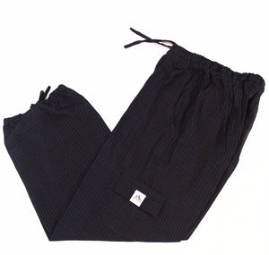 (Medium) Dark Blackish with Brownish Stripes Lounge Pants 0070