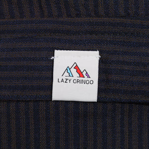 (Medium) Dark Blackish with Brownish Stripes Lounge Pants 0070