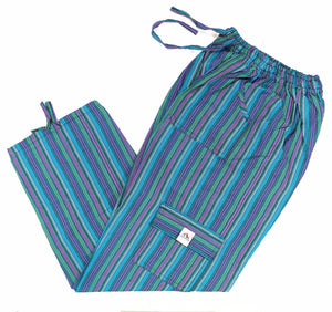 (XL) Bluish Greenish Almost Turquoise Lounge Pants 0075