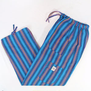 (XL) Bluish Purplish Stripey Lounge Pants 0083
