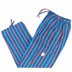 (XL) Bluish Purplish Stripey Lounge Pants 0083