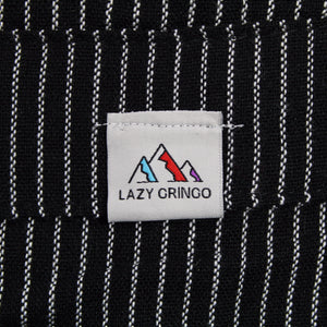 (Medium) Black with White Stripes Lounge Pants 0084