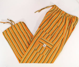 (XL) Orange and Greenish Lounge Pants 0086