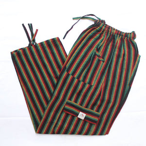 (Large) Rasta and Black Lookin' Lounge Pants 0109
