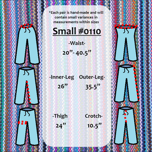 (Small) Whitish Purplish Pink Stripey Lounge Pants 0110