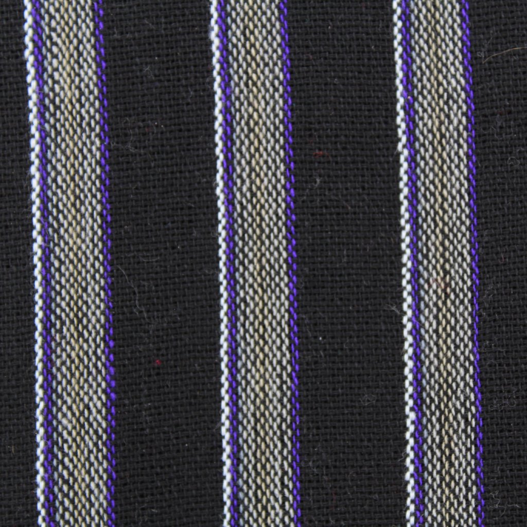 (Large) White on Black with a Classy Touch of Purple 0112