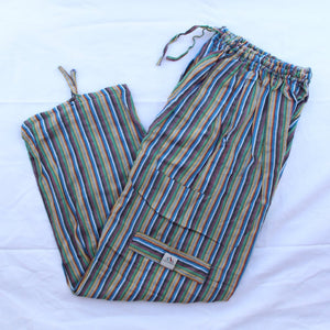 (Large) Yellowish Blueish Maybe Brownish Lounge Pants 0119