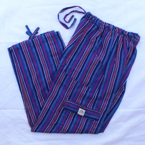 (Large) Purplish Blueish with a Bit of Pink Lounge Pants 0120