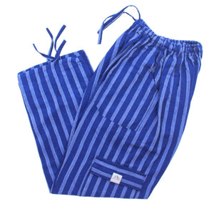 (Large) Blue with some White and Black Lounge Pants 0124