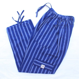 (Large) Blue with some White and Black Lounge Pants 0124