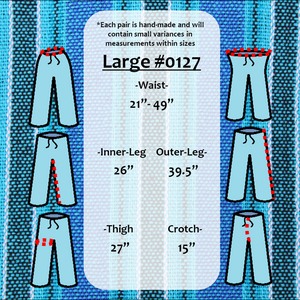 (Large) Blueish Greenish Lounge Pants 0127