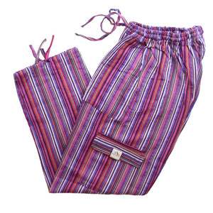 (Large) Purpley Blueish White Lounge Pants 0131