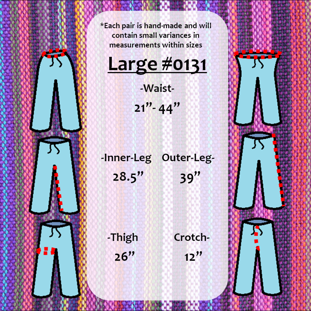 (Large) Purpley Blueish White Lounge Pants 0131