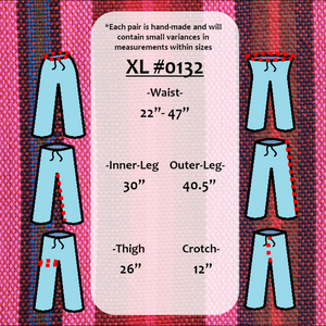 (XL) Pinkish Redish Purpley Loung Pants 0132
