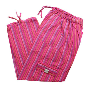 (XL) Purplish Pink and Blueish Lounge Pants 0134