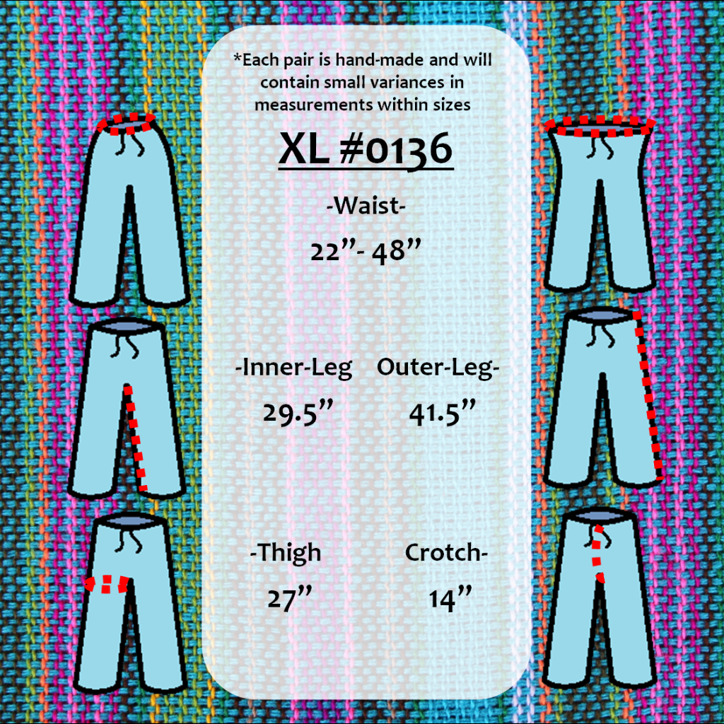 (XL) Blueish Greenish with some Purple Lounge Pants 0136