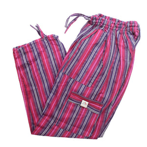 (XL) Purplish Pink with some Whiteish Loung Pants 0140