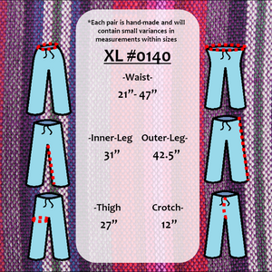 (XL) Purplish Pink with some Whiteish Loung Pants 0140