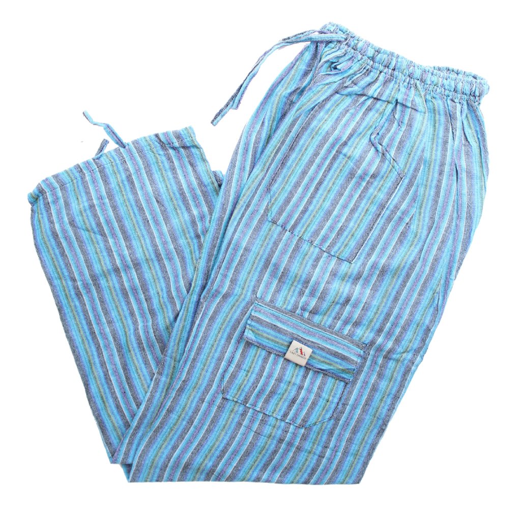 (XL) Blueish Whiteish and Greenish Lounge Pants 0141