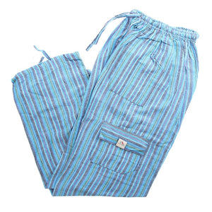 (XL) Blueish Whiteish and Greenish Lounge Pants 0141