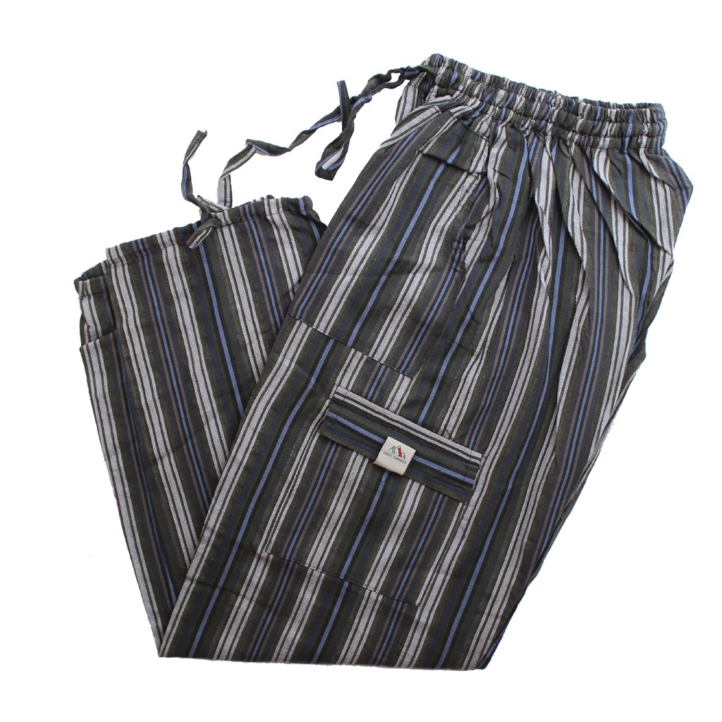 (XL) Grayish with some White and Blueish Lounge Pants 0144
