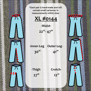 (XL) Grayish with some White and Blueish Lounge Pants 0144