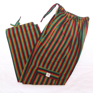 (XL) Rasta on Blackish Lounge Pants 0154