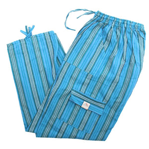 (XL) Whiteish Grayish Blue Lounge Pants 0160