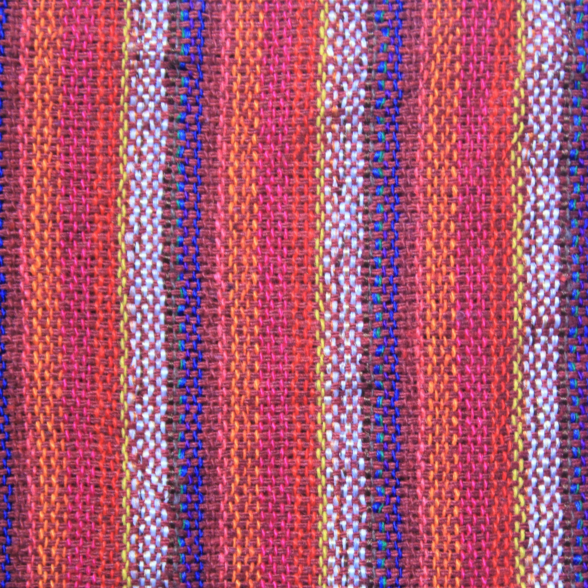 (Medium) Purpleish with White and Blue Stripes 0170