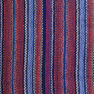 (XL) Redish with Purple and Blue Stripes 0176