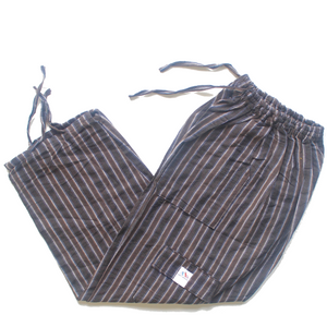 (Medium) Brown and Black with White Stripes 0179
