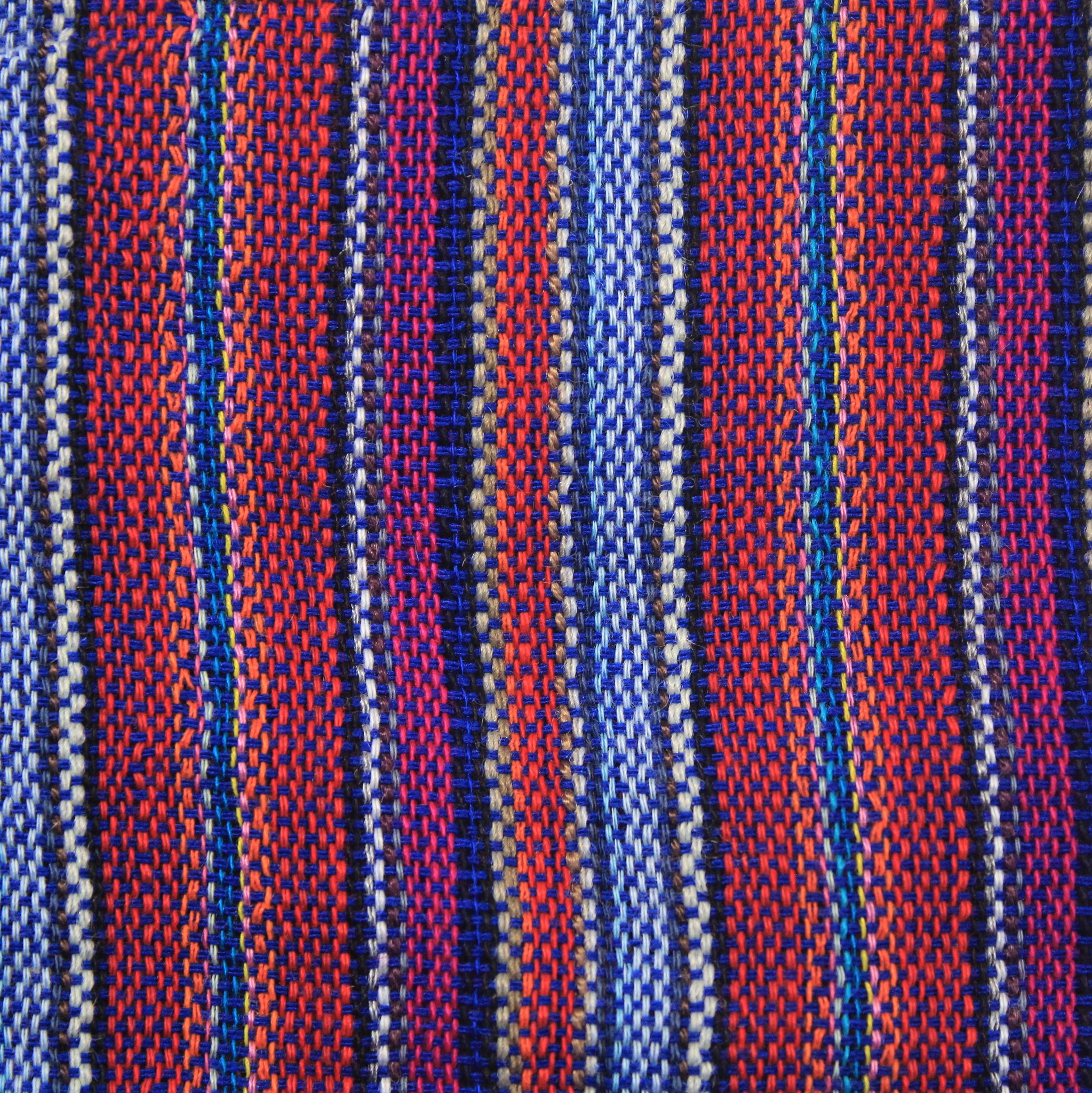 (Small) Purple with Blue and White Stripes 0181