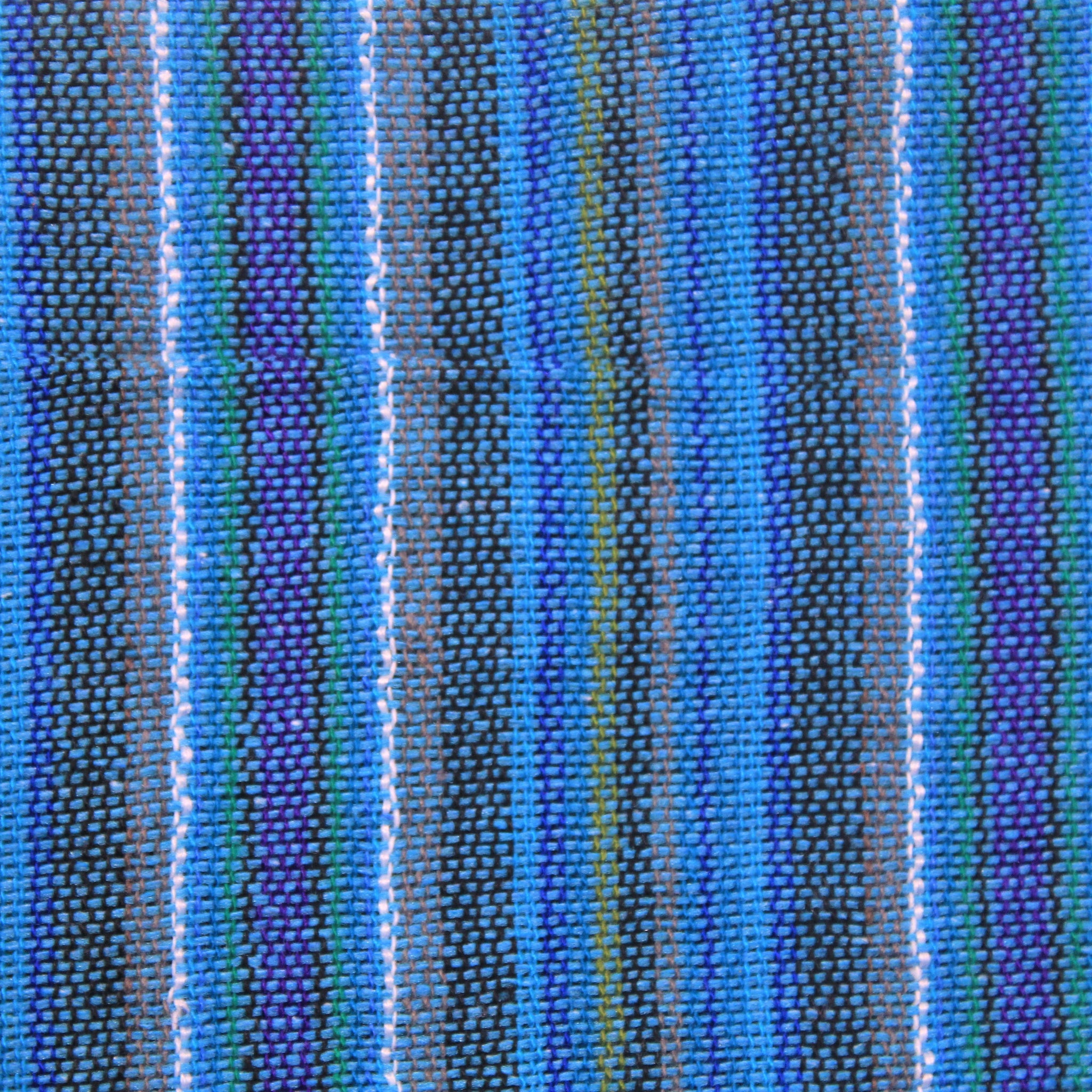 (Small) Light Blue with Purple and White Stripes 0183