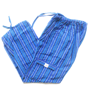 (Medium) Purple with Blue and Black Stripes 0184
