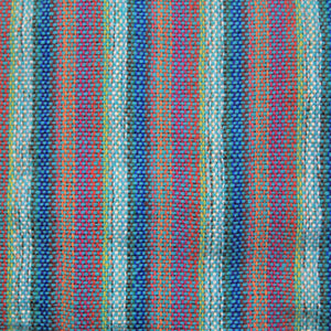 (Medium) Teal with Blue and Pink Stripes 0185