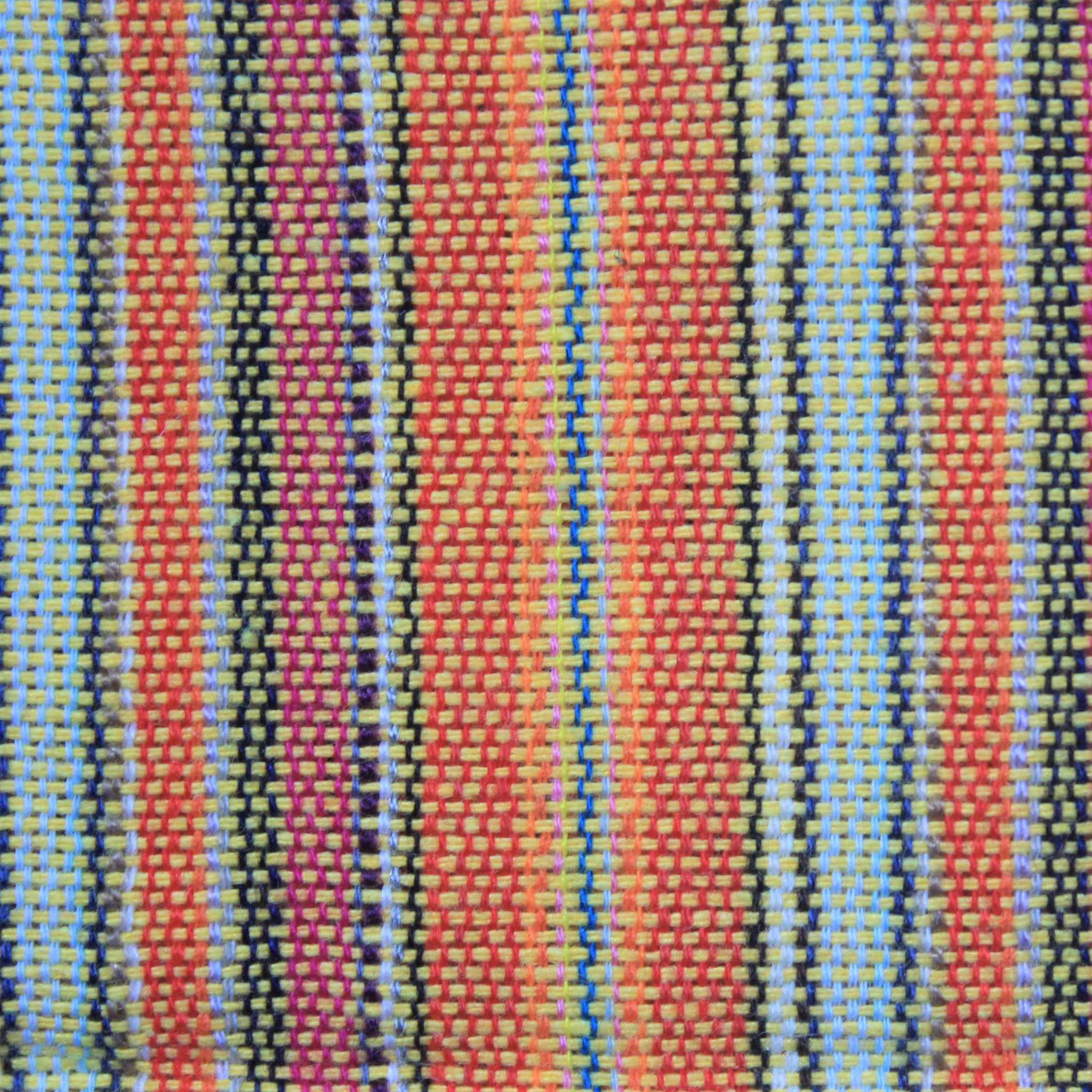 (Small) Yellow with Redish and White Stripes 0191