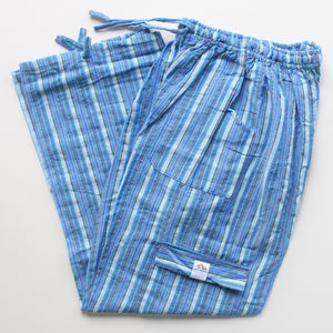 (XL) Light Blue with Blue and Purple Stripes 0193