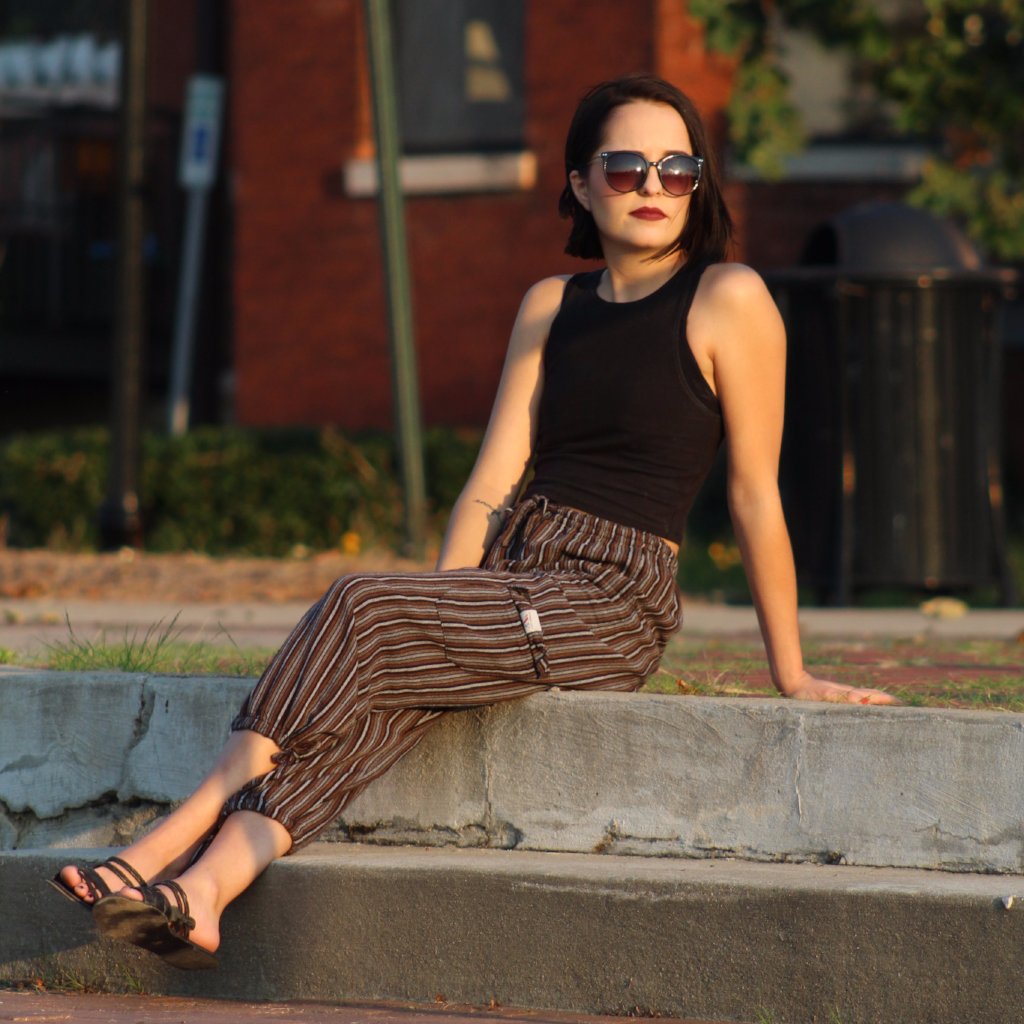 (Small) Dark Bluish with Grayish Lounge Pants 0003