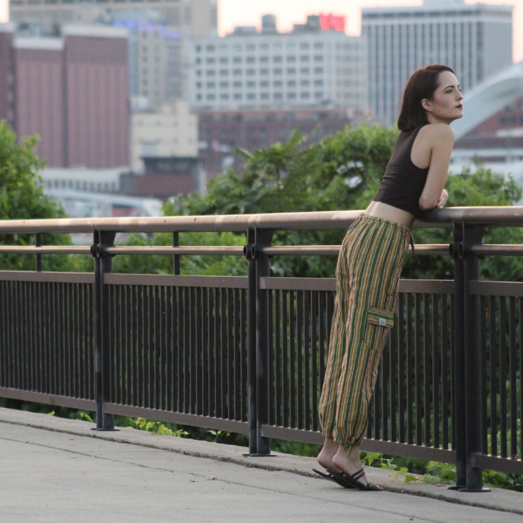 (Small) Bluish Green Lounge Pants 0013